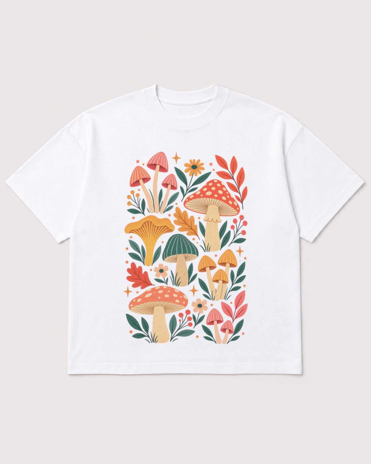 Mockup Boxy Heavyweight Tee White product