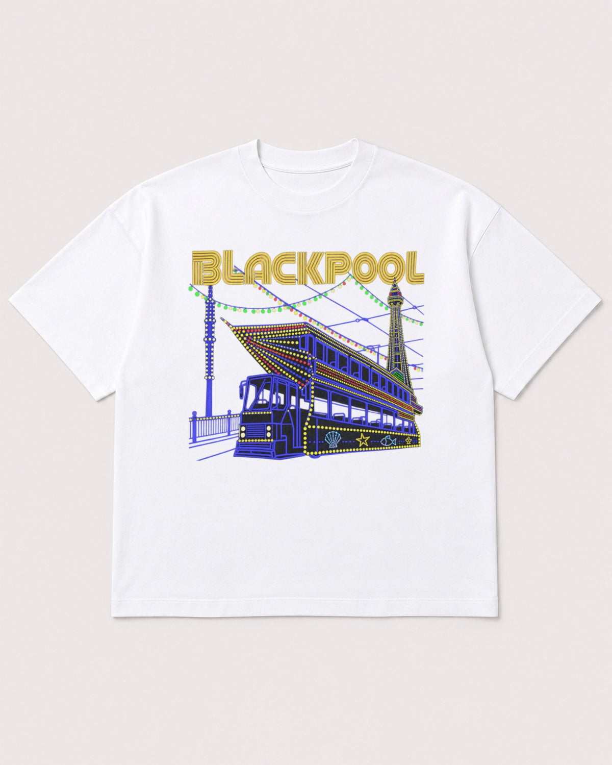 Mockup Boxy Heavyweight Tee White product