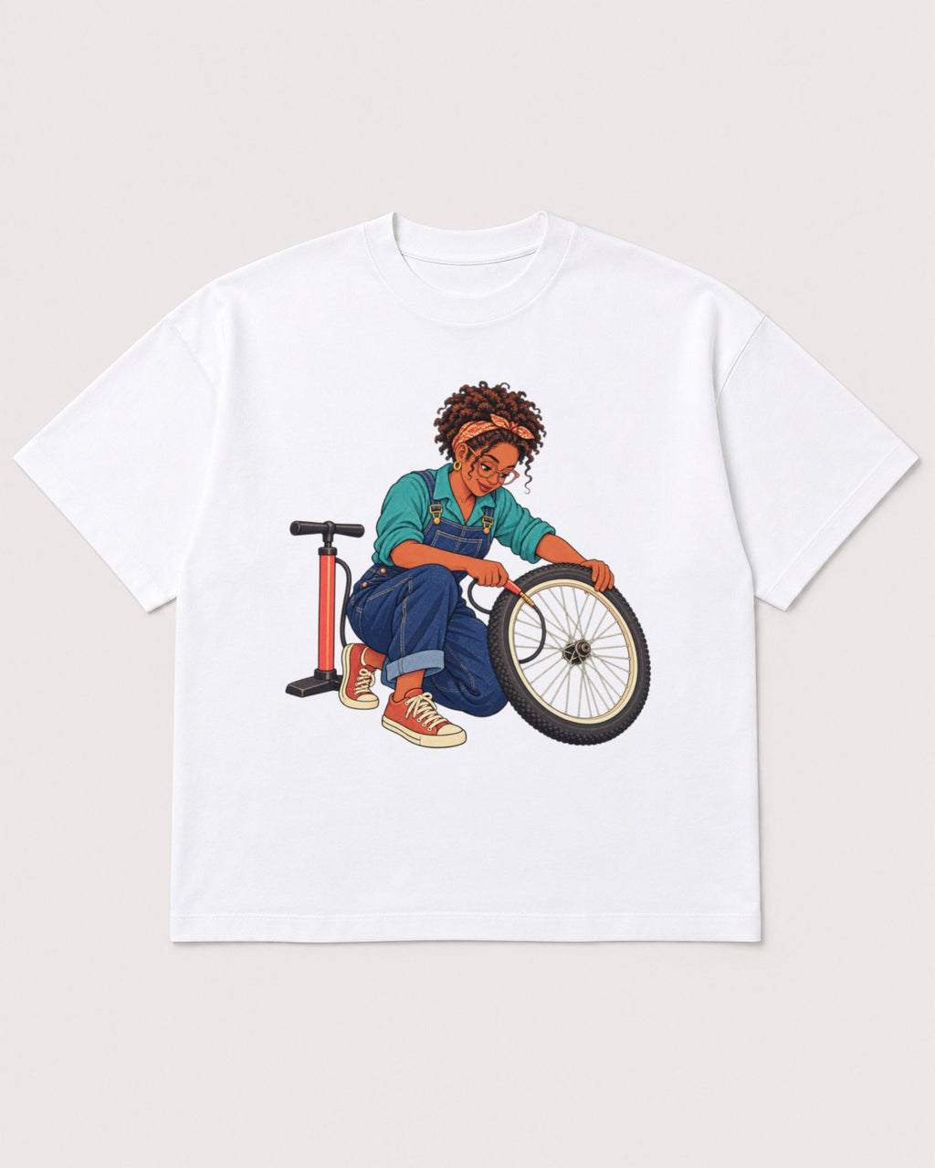 Mockup Boxy Heavyweight Tee White product
