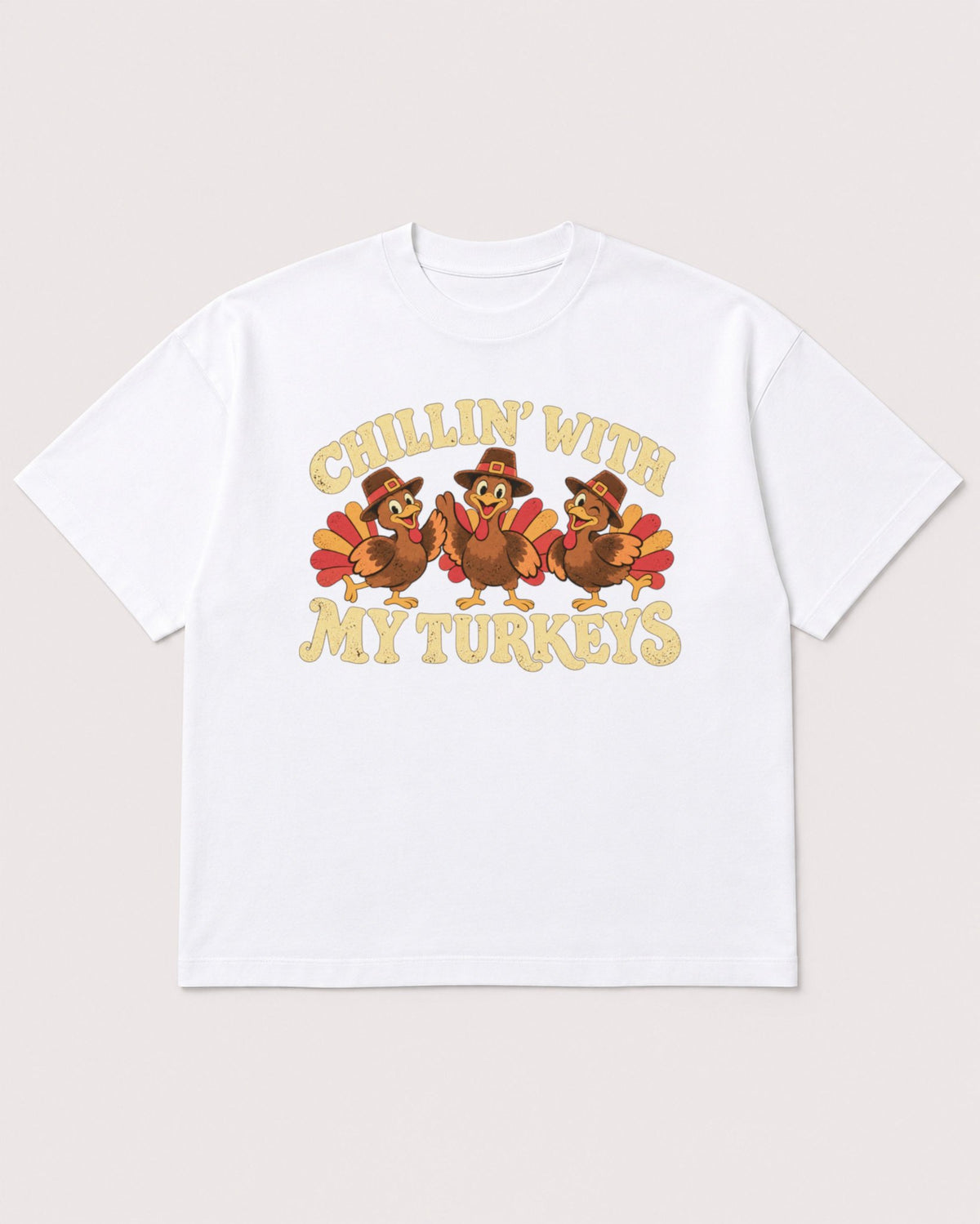 Mockup Boxy Heavyweight Tee White product