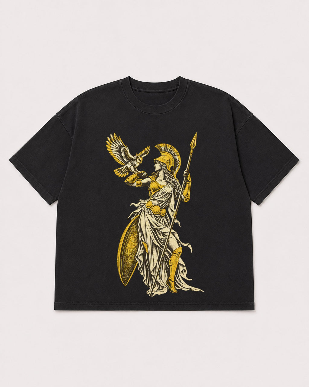 Mockup Boxy Heavyweight Tee Black product