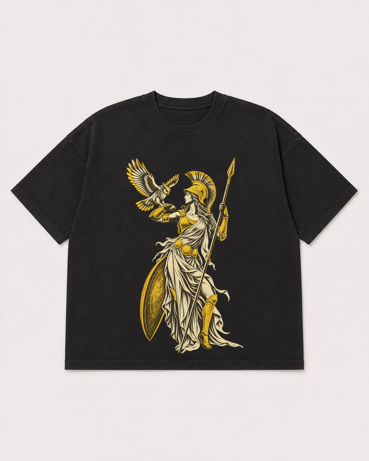 Mockup Boxy Heavyweight Tee Black product