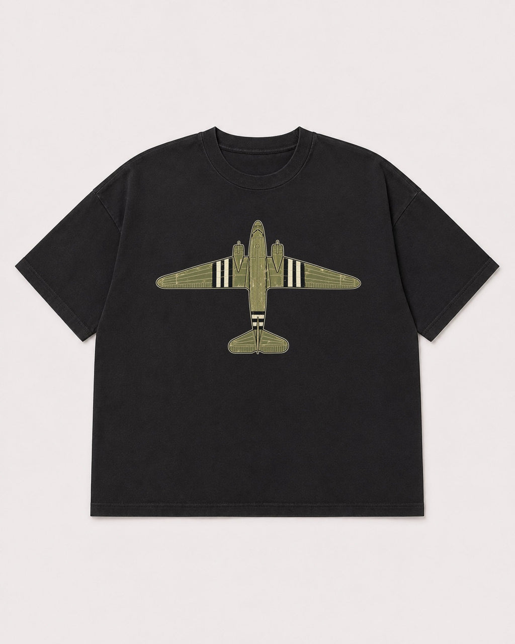 Mockup Boxy Heavyweight Tee Black product