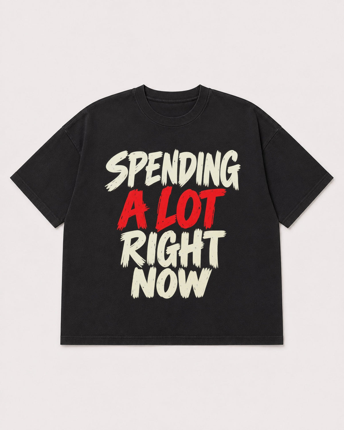 Mockup Boxy Heavyweight Tee Black product