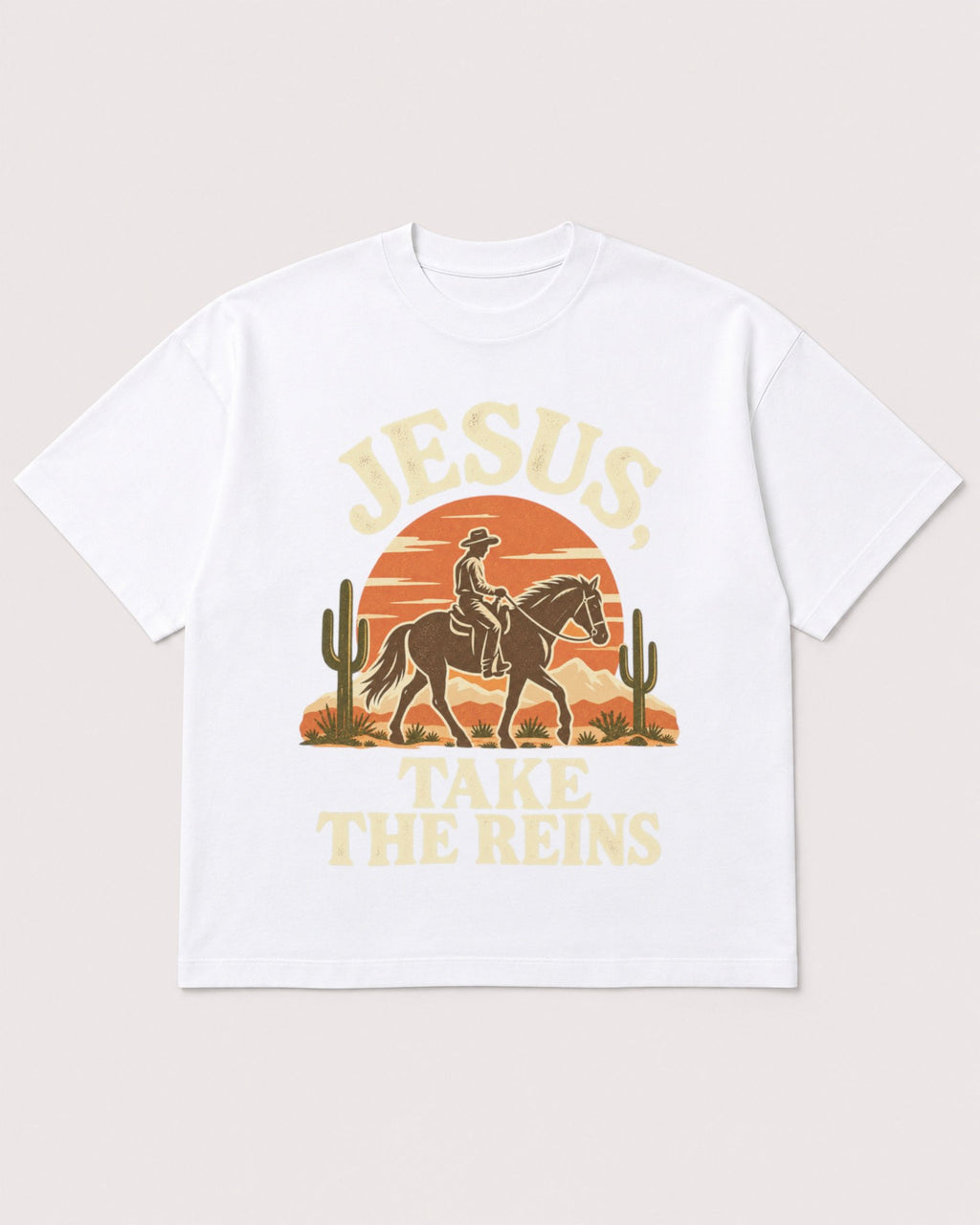 Mockup Boxy Heavyweight Tee White product