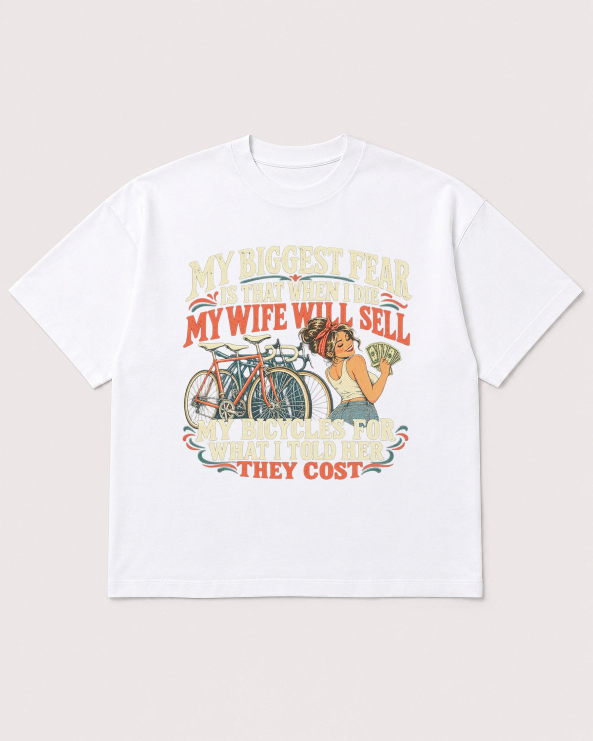 Mockup Boxy Heavyweight Tee White product