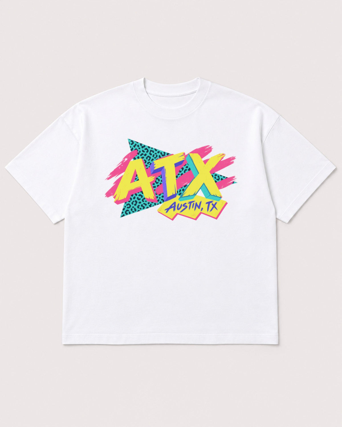 Mockup Boxy Heavyweight Tee White product