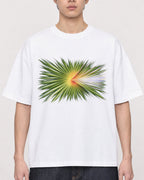 Mockup Boxy Heavyweight Tee White male close-up 01