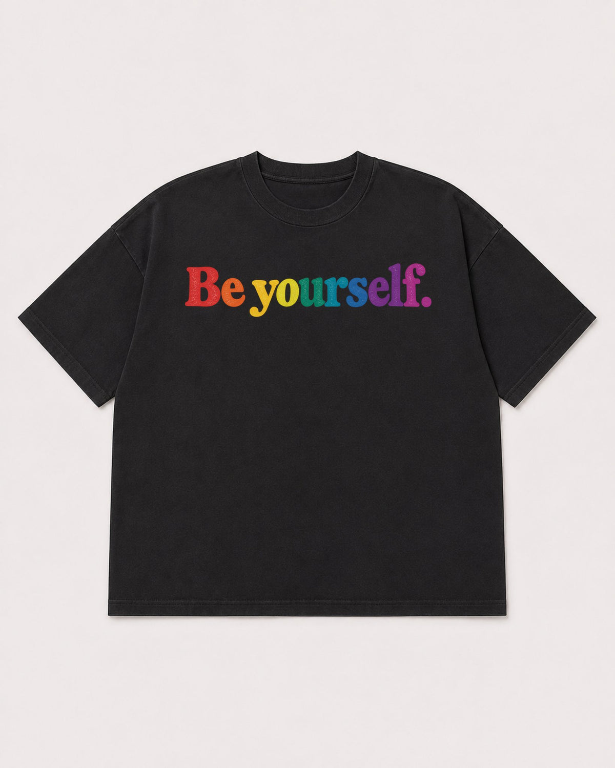 Mockup Boxy Heavyweight Tee Black product
