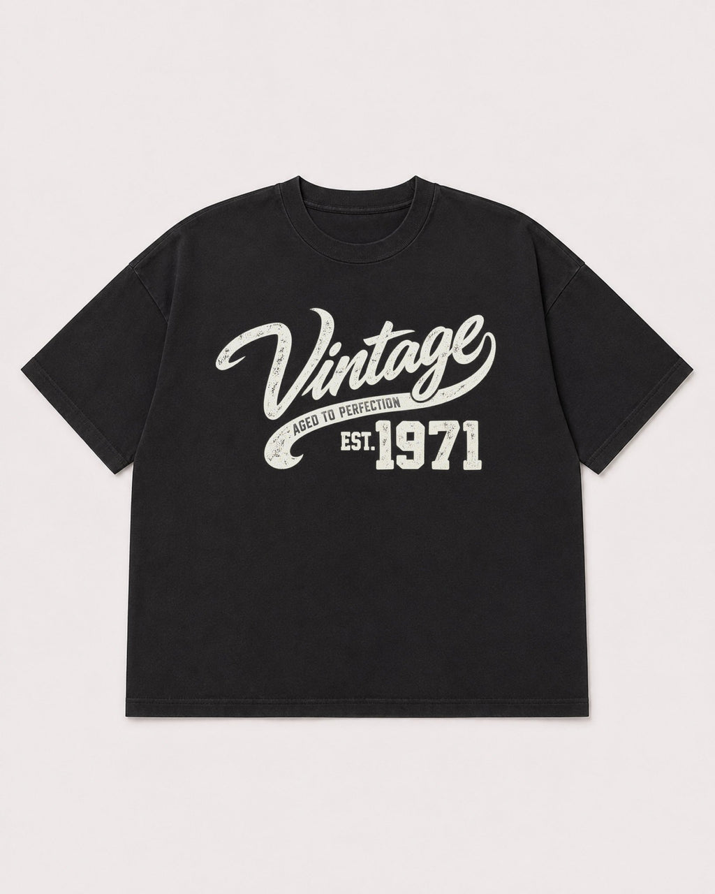 Mockup Boxy Heavyweight Tee Black product