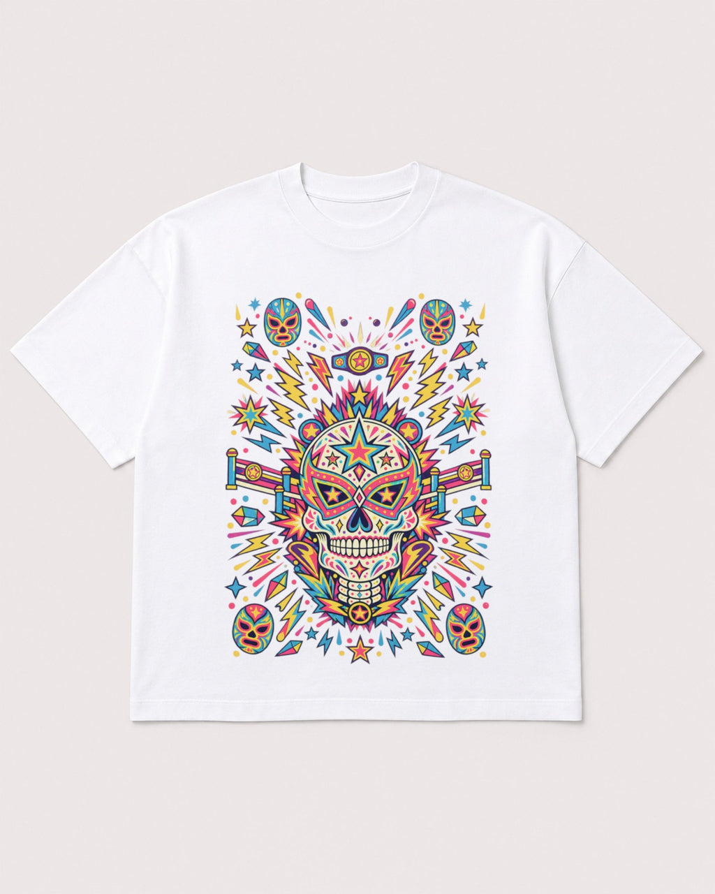 Mockup Boxy Heavyweight Tee White product