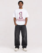 Mockup Boxy Heavyweight Tee White male full-body 05
