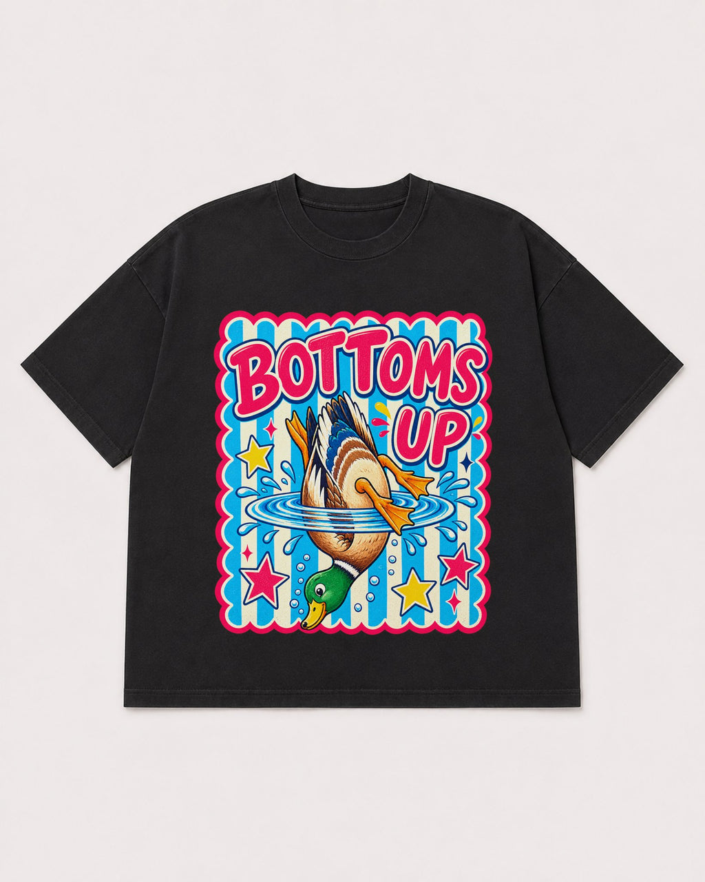 Mockup Boxy Heavyweight Tee Black product