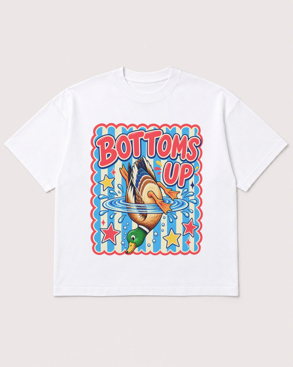 Mockup Boxy Heavyweight Tee White product