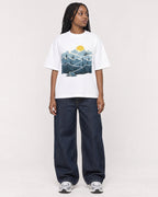 Mockup Boxy Heavyweight Tee White female full-body 04