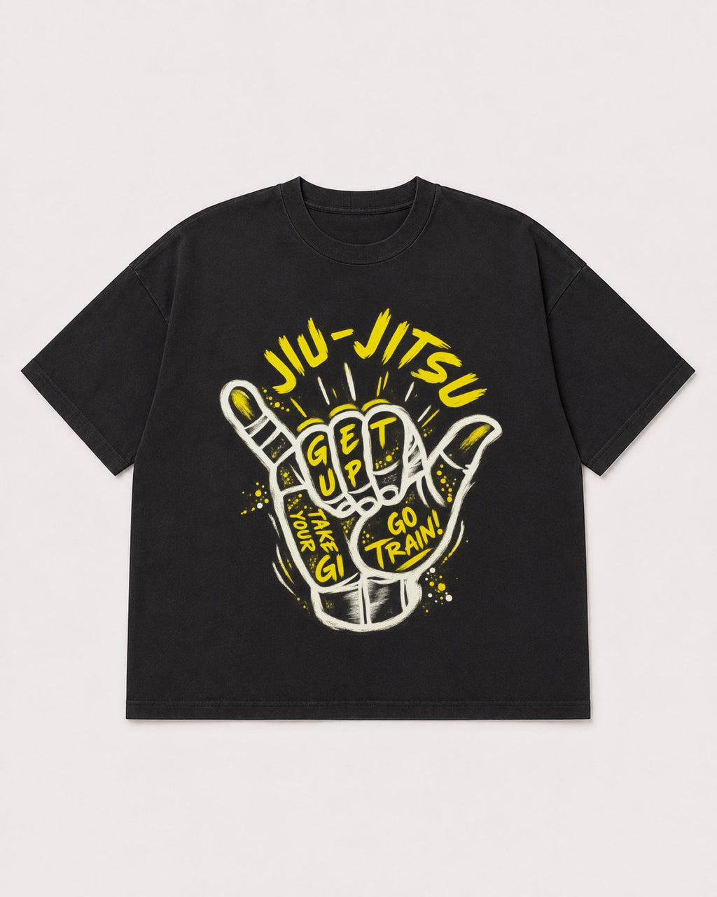 Mockup Boxy Heavyweight Tee Black product