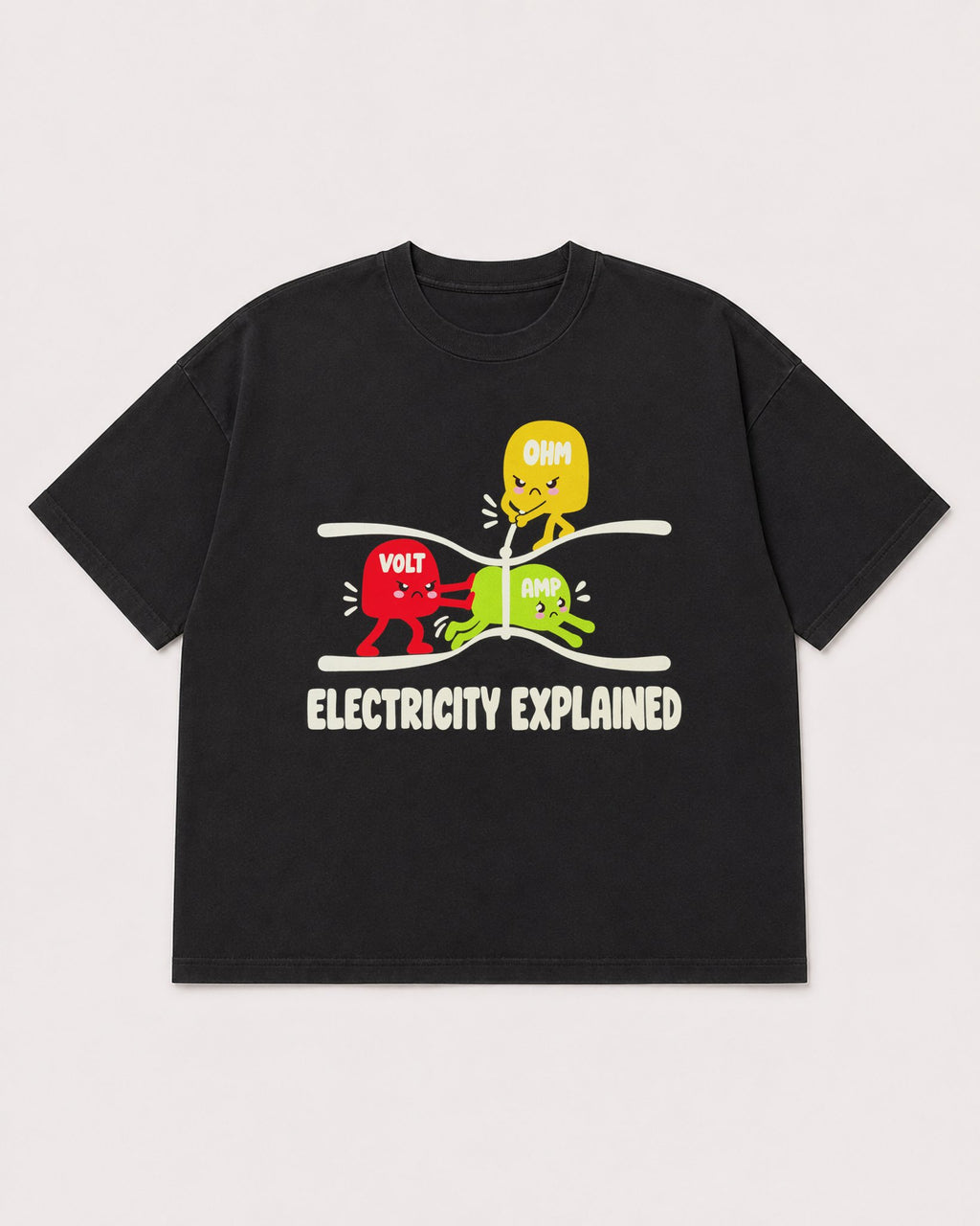 Mockup Boxy Heavyweight Tee Black product
