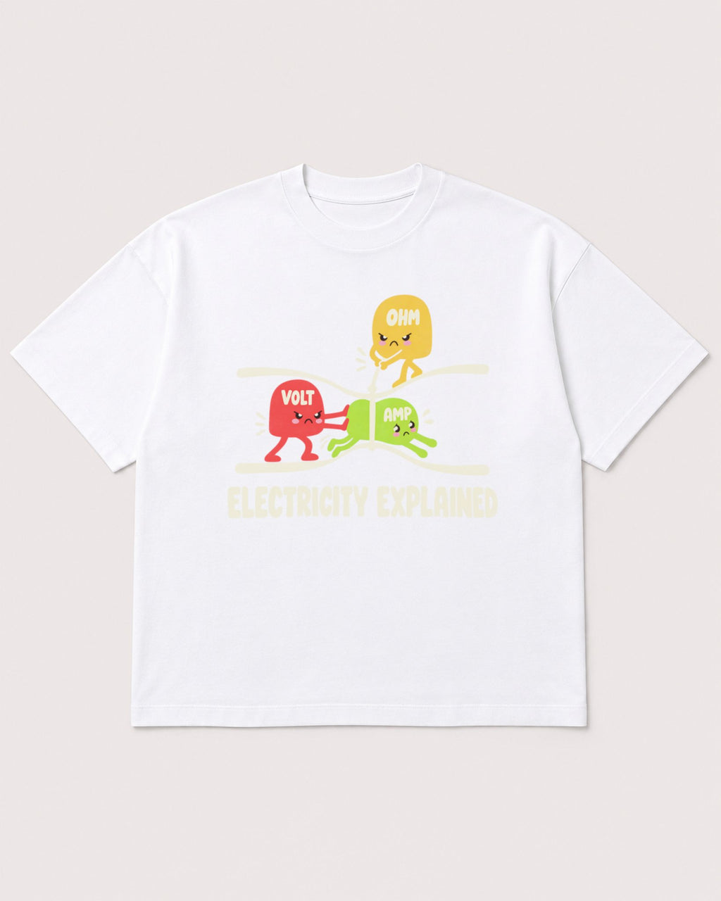 Mockup Boxy Heavyweight Tee White product