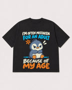 Mockup Boxy Heavyweight Tee Black product