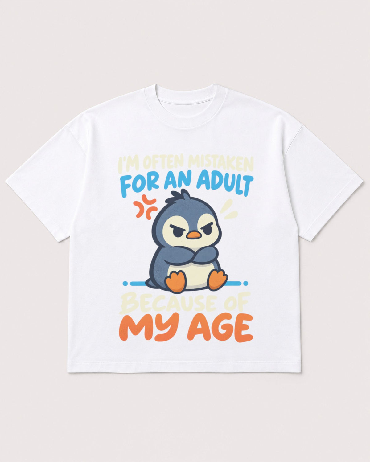 Mockup Boxy Heavyweight Tee White product