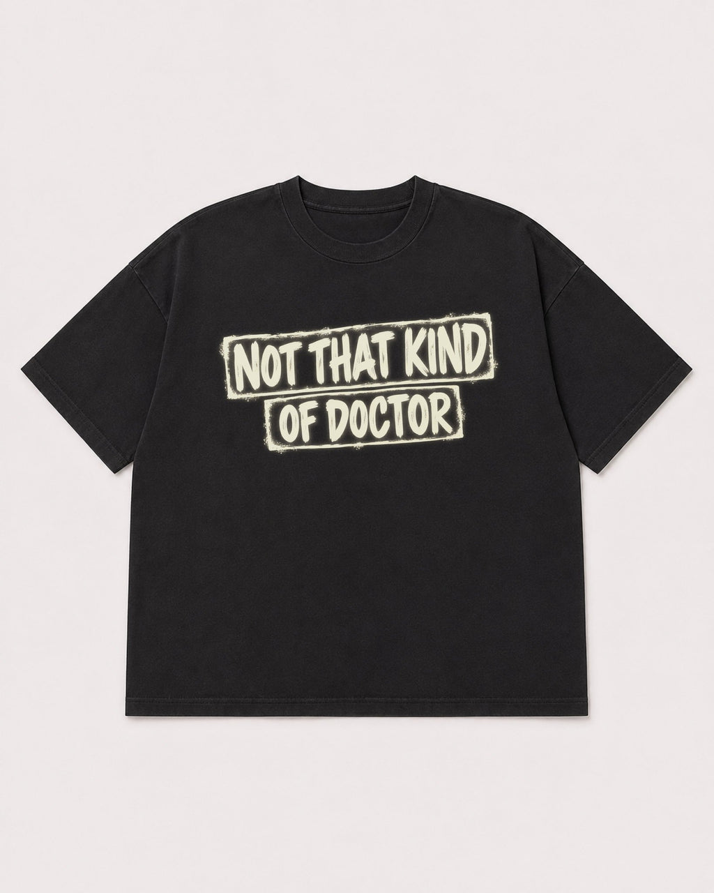 Mockup Boxy Heavyweight Tee Black product