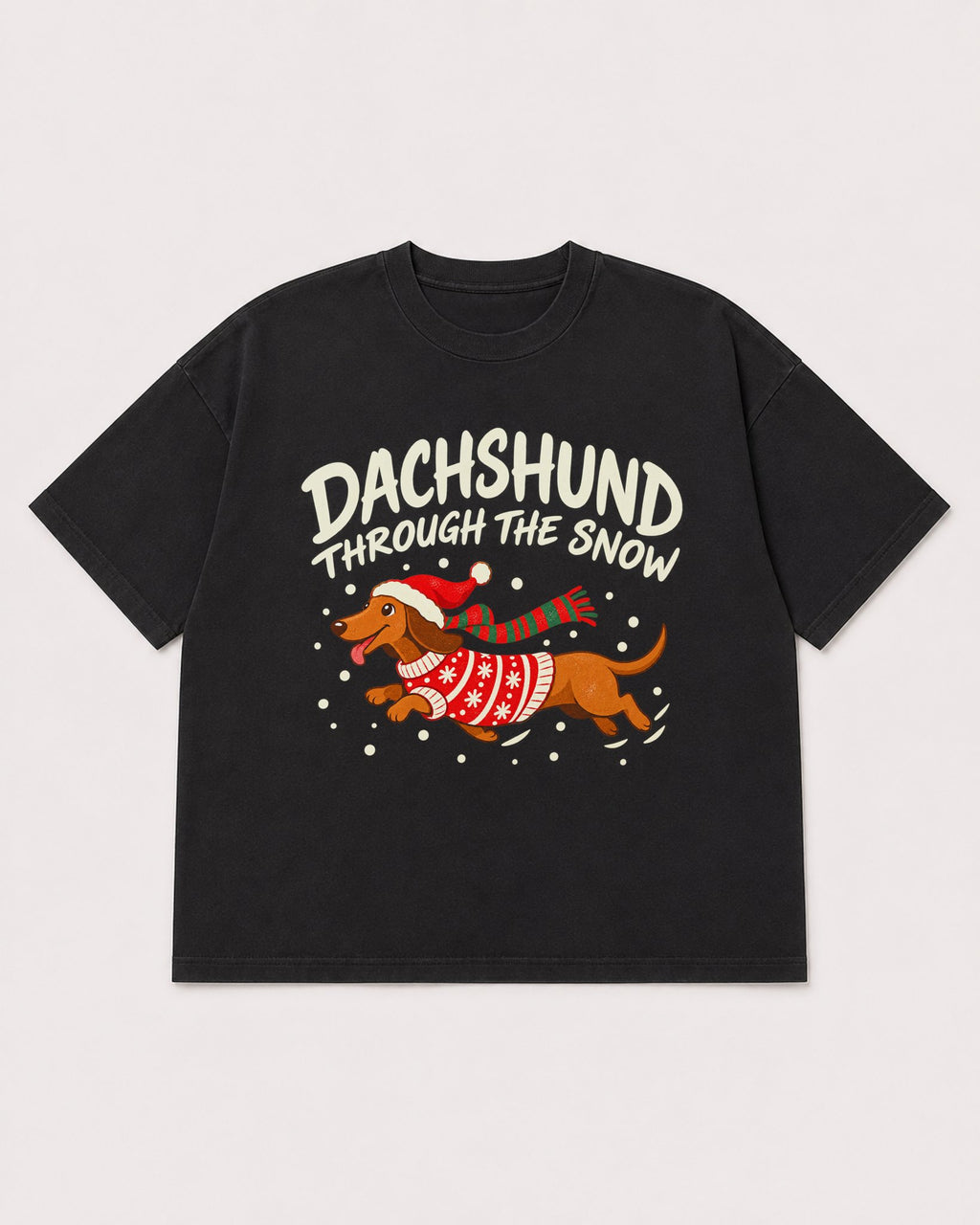 Mockup Boxy Heavyweight Tee Black product