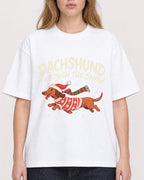 Mockup Boxy Heavyweight Tee White female close-up 49