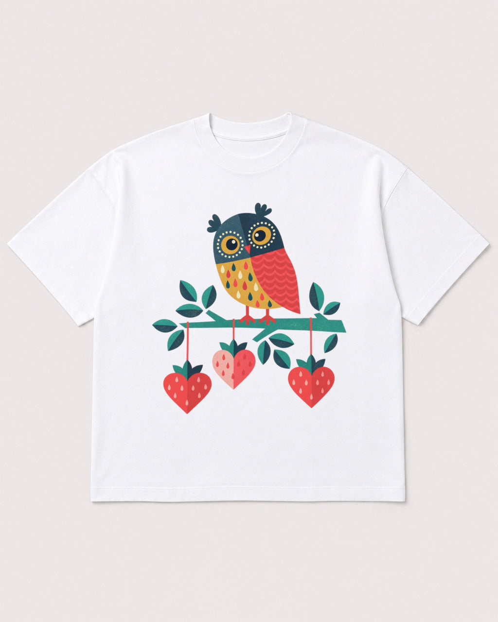 Mockup Boxy Heavyweight Tee White product