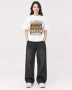 Mockup Boxy Heavyweight Tee White female full-body 03