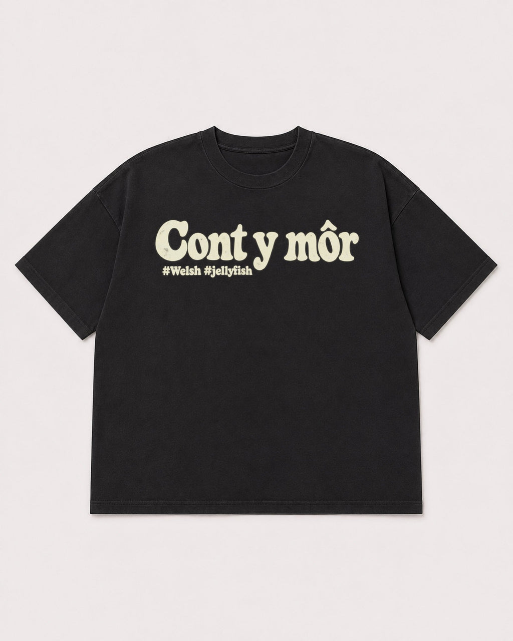 Mockup Boxy Heavyweight Tee Black product