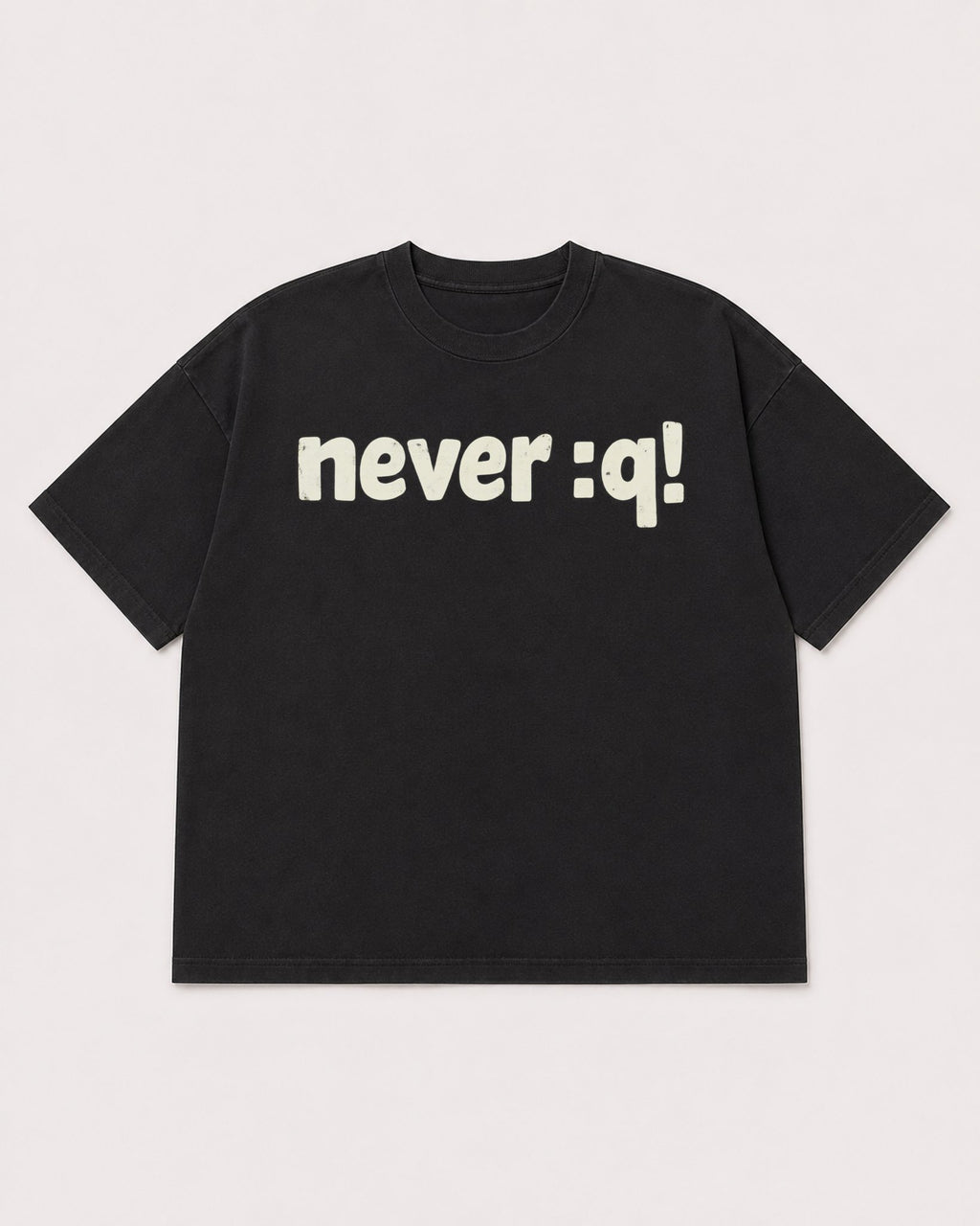 Mockup Boxy Heavyweight Tee Black product