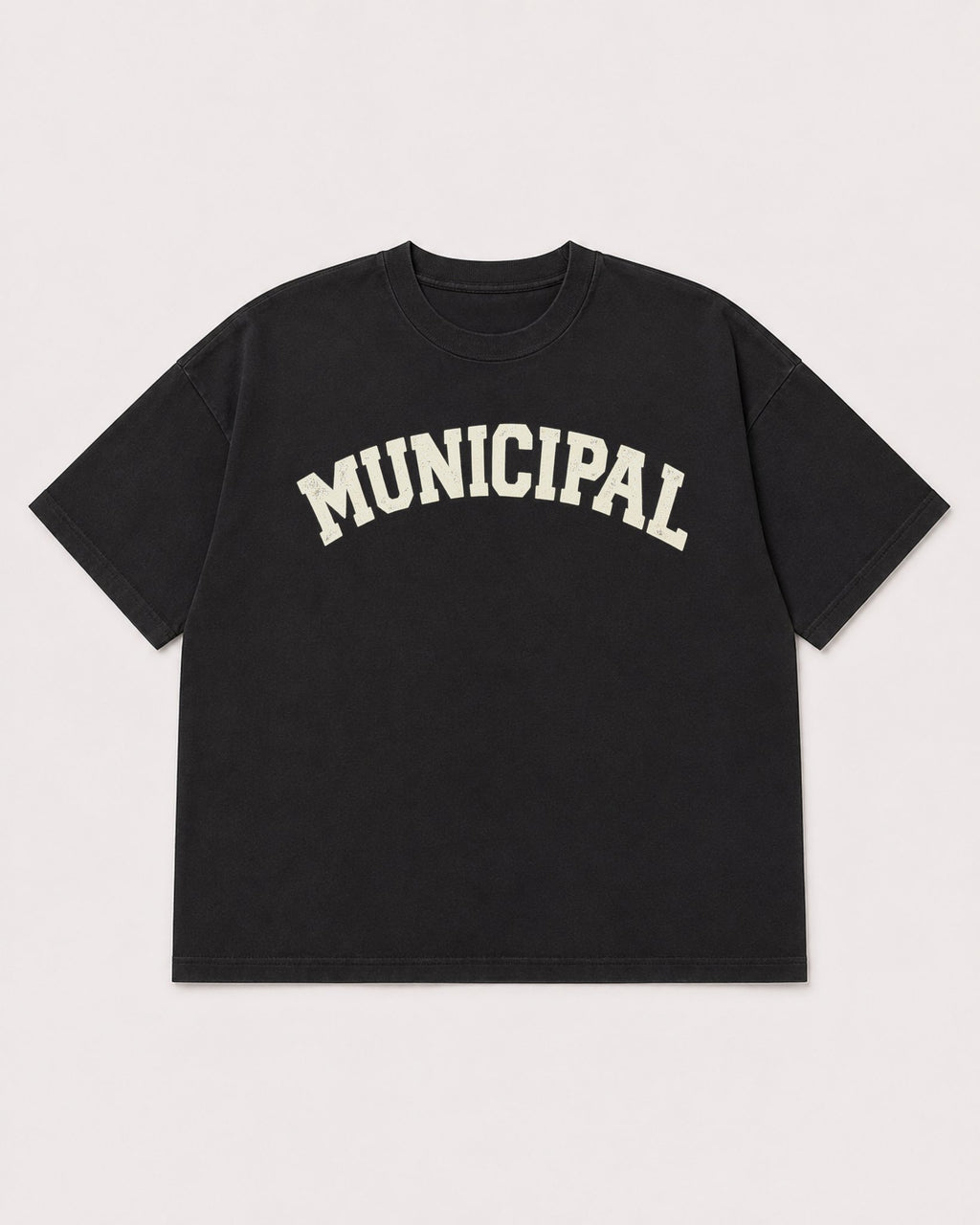 Mockup Boxy Heavyweight Tee Black product