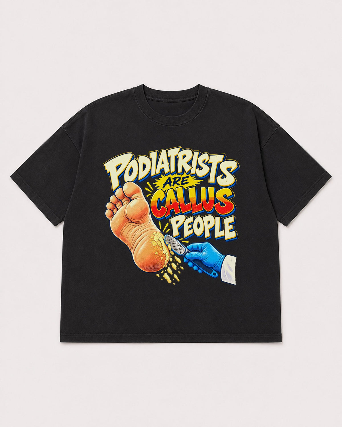 Mockup Boxy Heavyweight Tee Black product