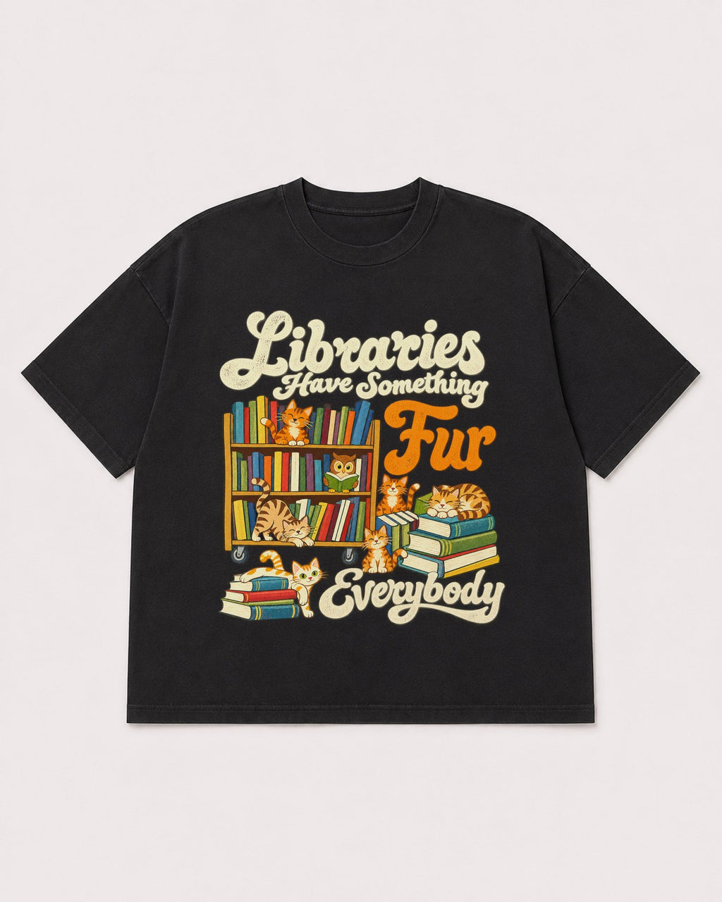 Mockup Boxy Heavyweight Tee Black product