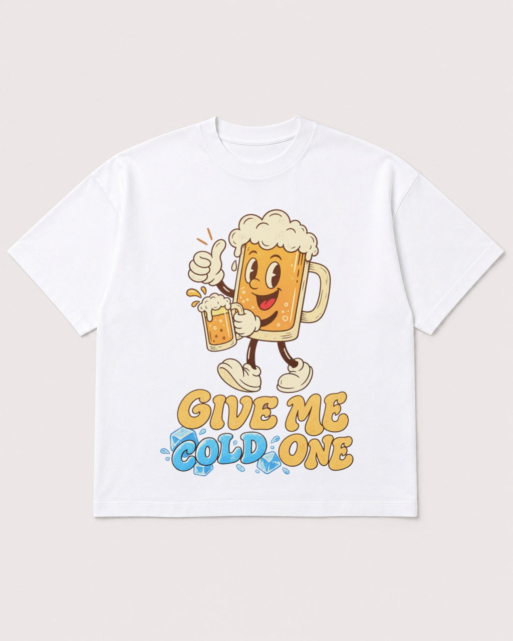 Mockup Boxy Heavyweight Tee White product