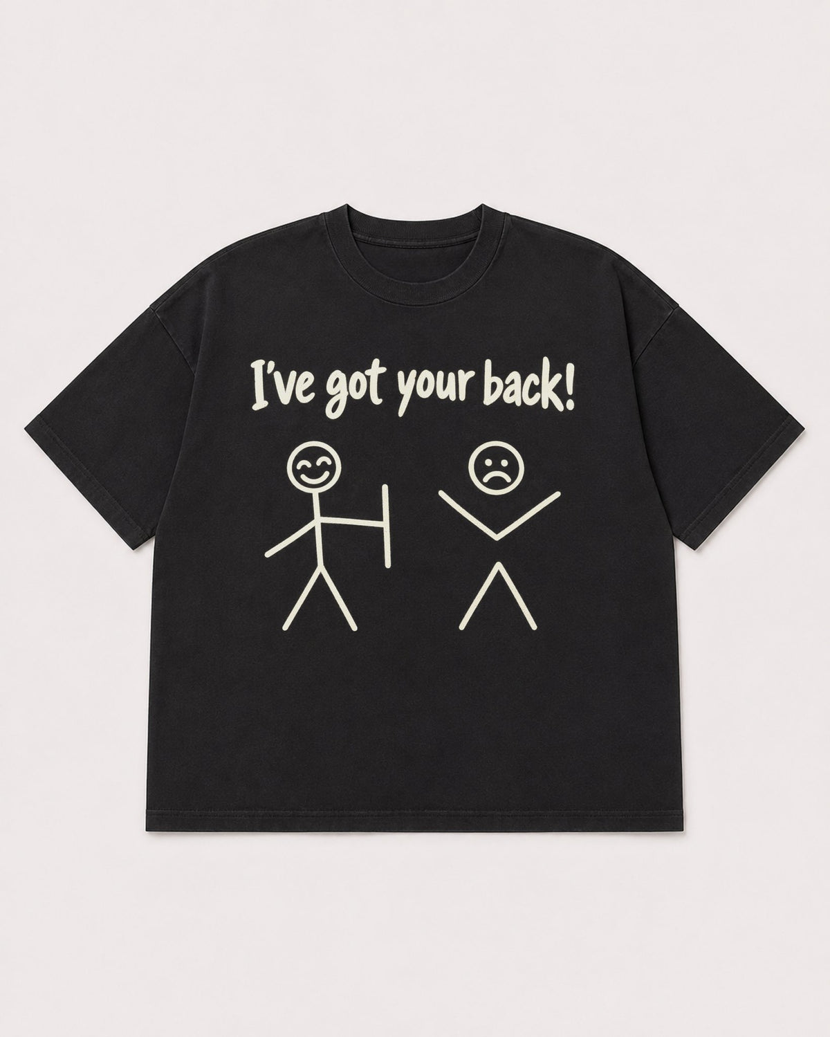 Mockup Boxy Heavyweight Tee Black product