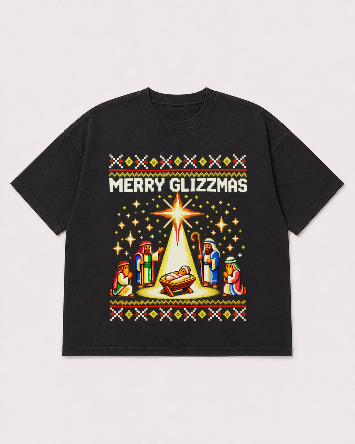 Mockup Boxy Heavyweight Tee Black product
