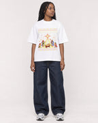 Mockup Boxy Heavyweight Tee White female full-body 04