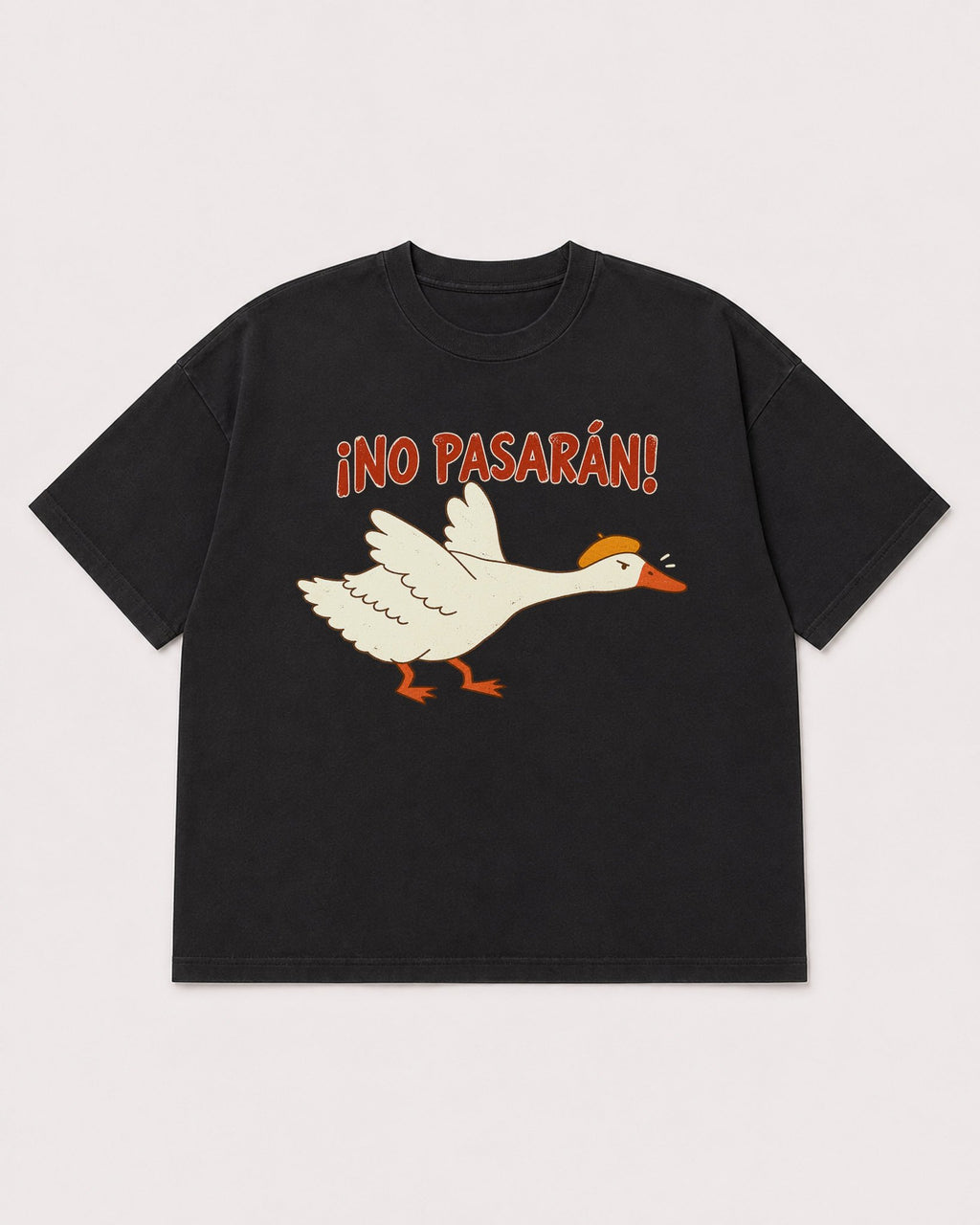 Mockup Boxy Heavyweight Tee Black product