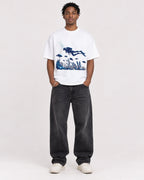 Mockup Boxy Heavyweight Tee White male full-body 05