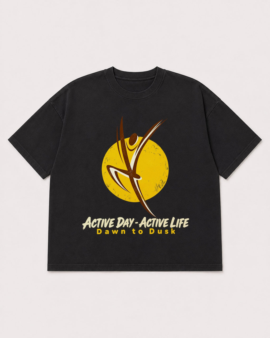Mockup Boxy Heavyweight Tee Black product