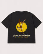 Mockup Boxy Heavyweight Tee Black product