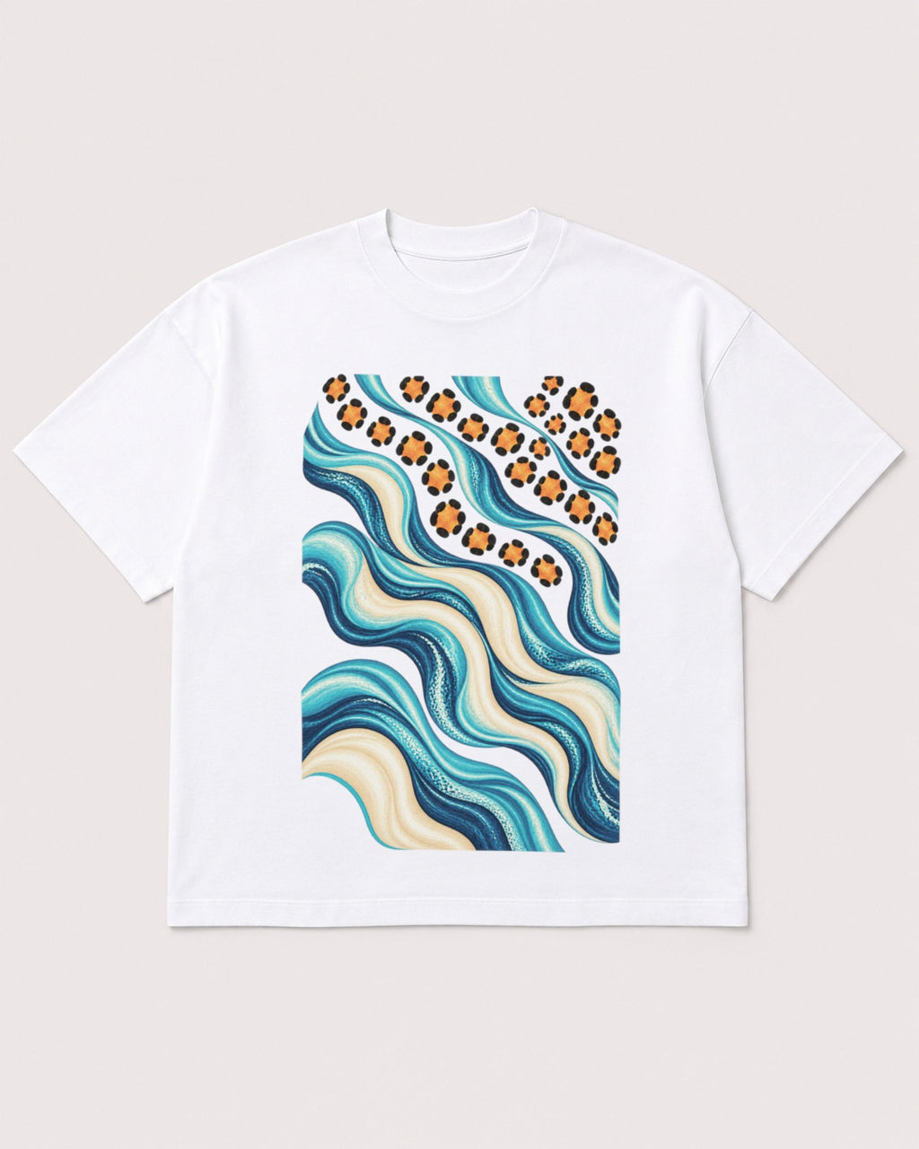 Mockup Boxy Heavyweight Tee White product
