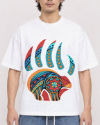 Mockup Boxy Heavyweight Tee White male close-up 03
