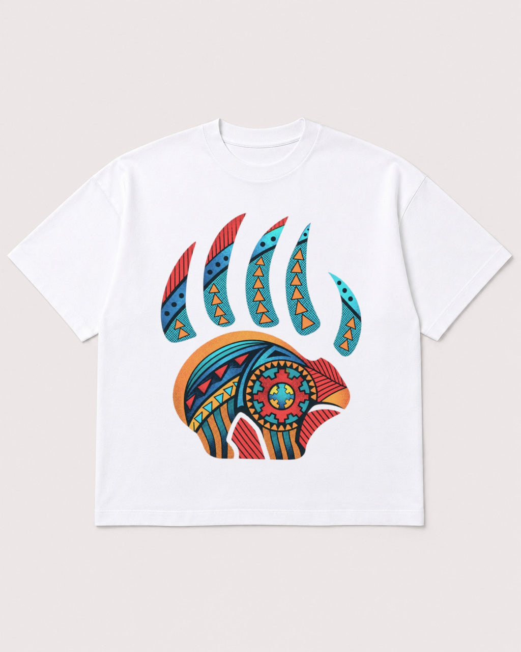 Mockup Boxy Heavyweight Tee White product