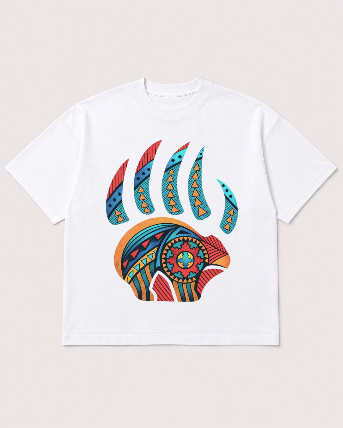 Mockup Boxy Heavyweight Tee White product