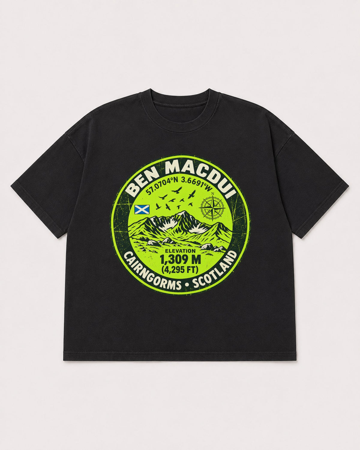 Mockup Boxy Heavyweight Tee Black product