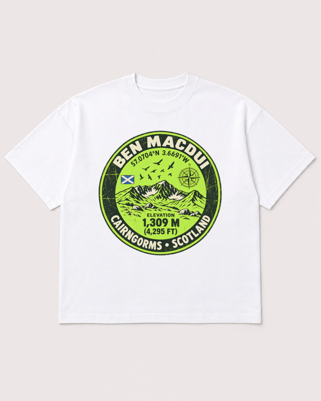 Mockup Boxy Heavyweight Tee White product