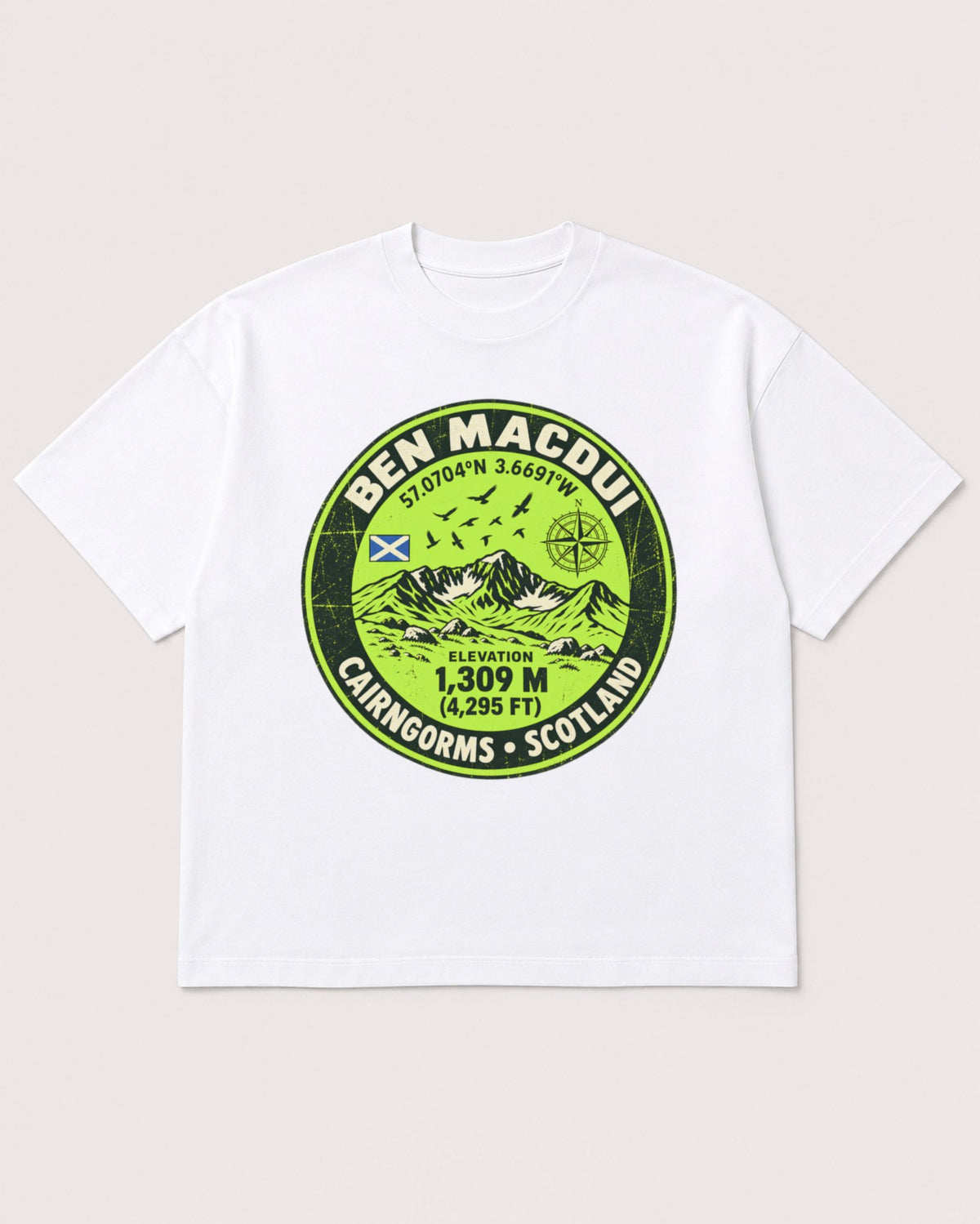 Mockup Boxy Heavyweight Tee White product