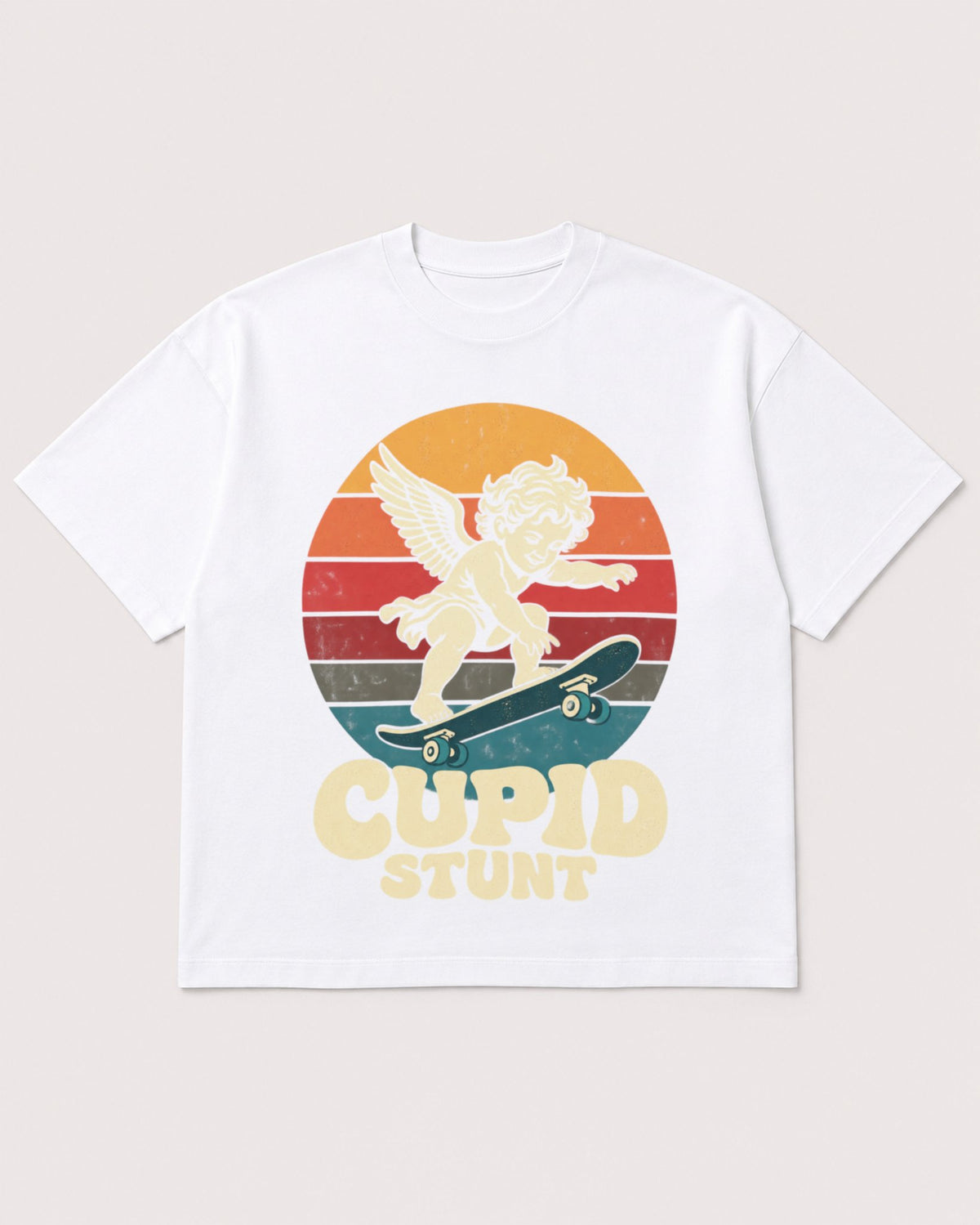 Mockup Boxy Heavyweight Tee White product